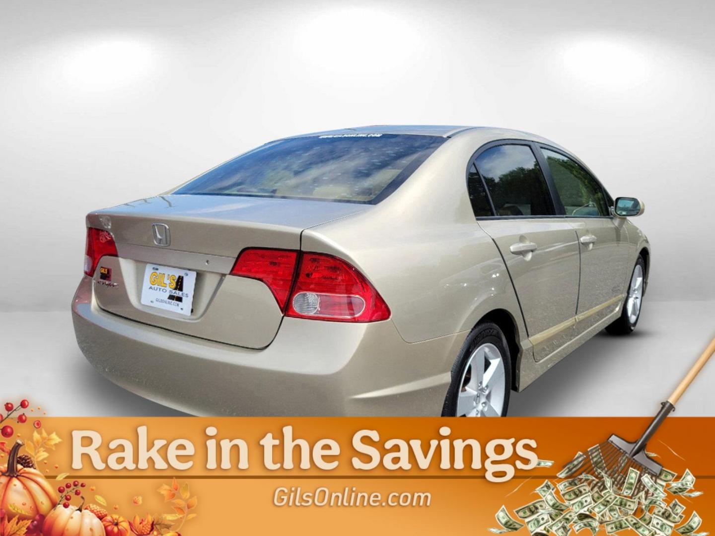 2007 Gold Honda Civic Sdn EX (1HGFA16877L) with an Gas I4 1.8L/110 engine, 5-Speed Automatic transmission, located at 3959 U.S. 80 W, Phenix City, AL, 36870, (334) 297-4885, 32.469296, -85.135185 - 2007 Honda Civic Sdn EX - Photo#8