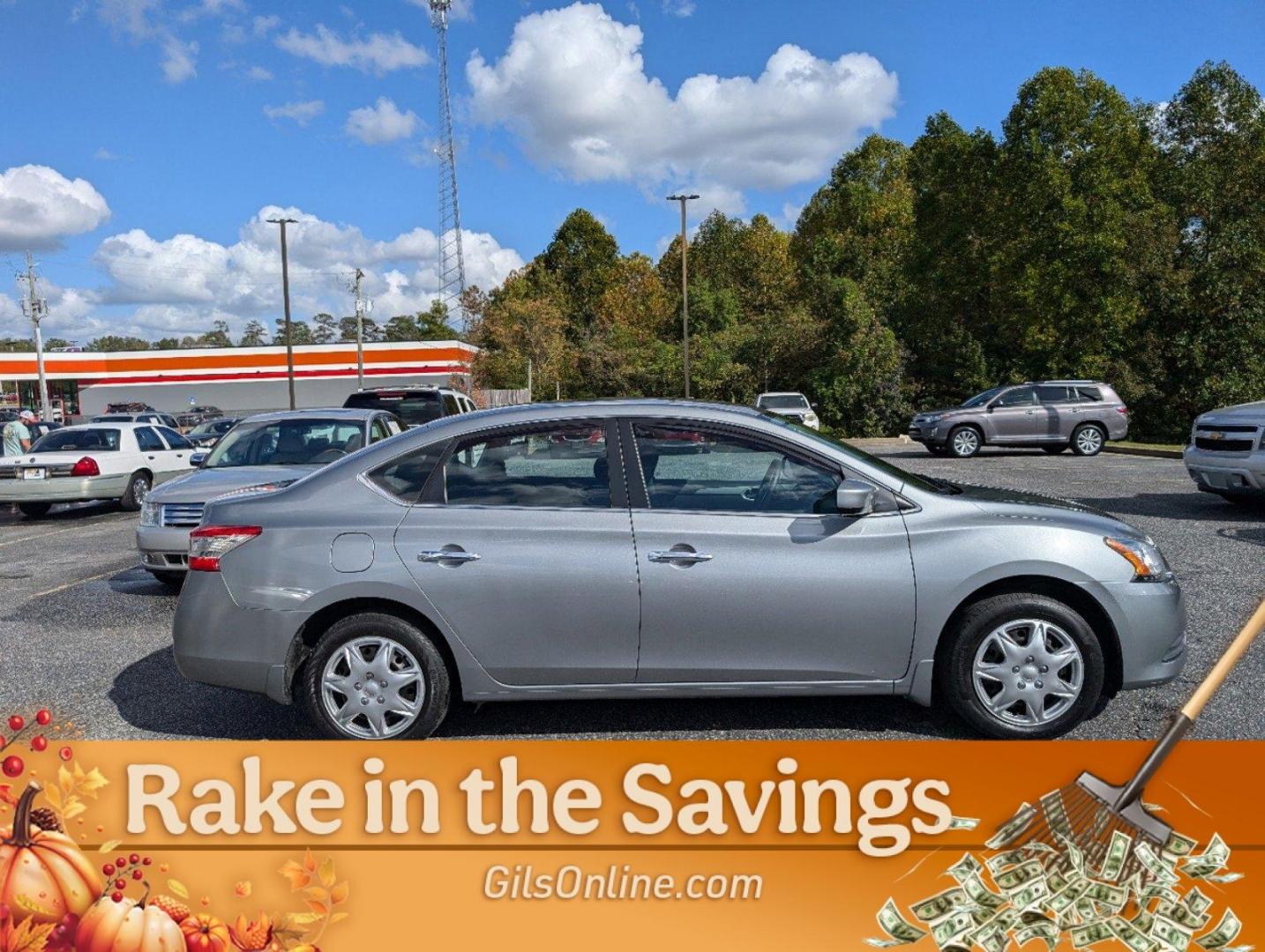 2014 /Charcoal Nissan Sentra S (3N1AB7AP0EY) with an Regular Unleaded I-4 1.8 L/110 engine, 1-Speed CVT w/OD transmission, located at 3959 U.S. 80 W, Phenix City, AL, 36870, (334) 297-4885, 32.469296, -85.135185 - 2014 Nissan Sentra S - Photo#7