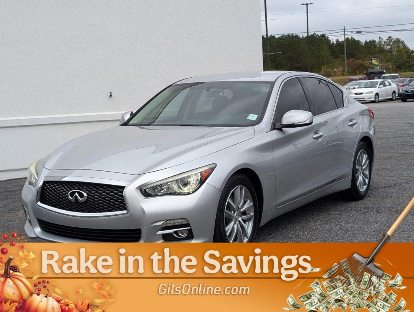 2015 /Graphite INFINITI Q50 (JN1BV7AP5FM) with an Premium Unleaded V-6 3.7 L/226 engine, 7-Speed Automatic w/OD transmission, located at 3959 U.S. 80 W, Phenix City, AL, 36870, (334) 297-4885, 32.469296, -85.135185 - 2015 INFINITI Q50 - Photo#0