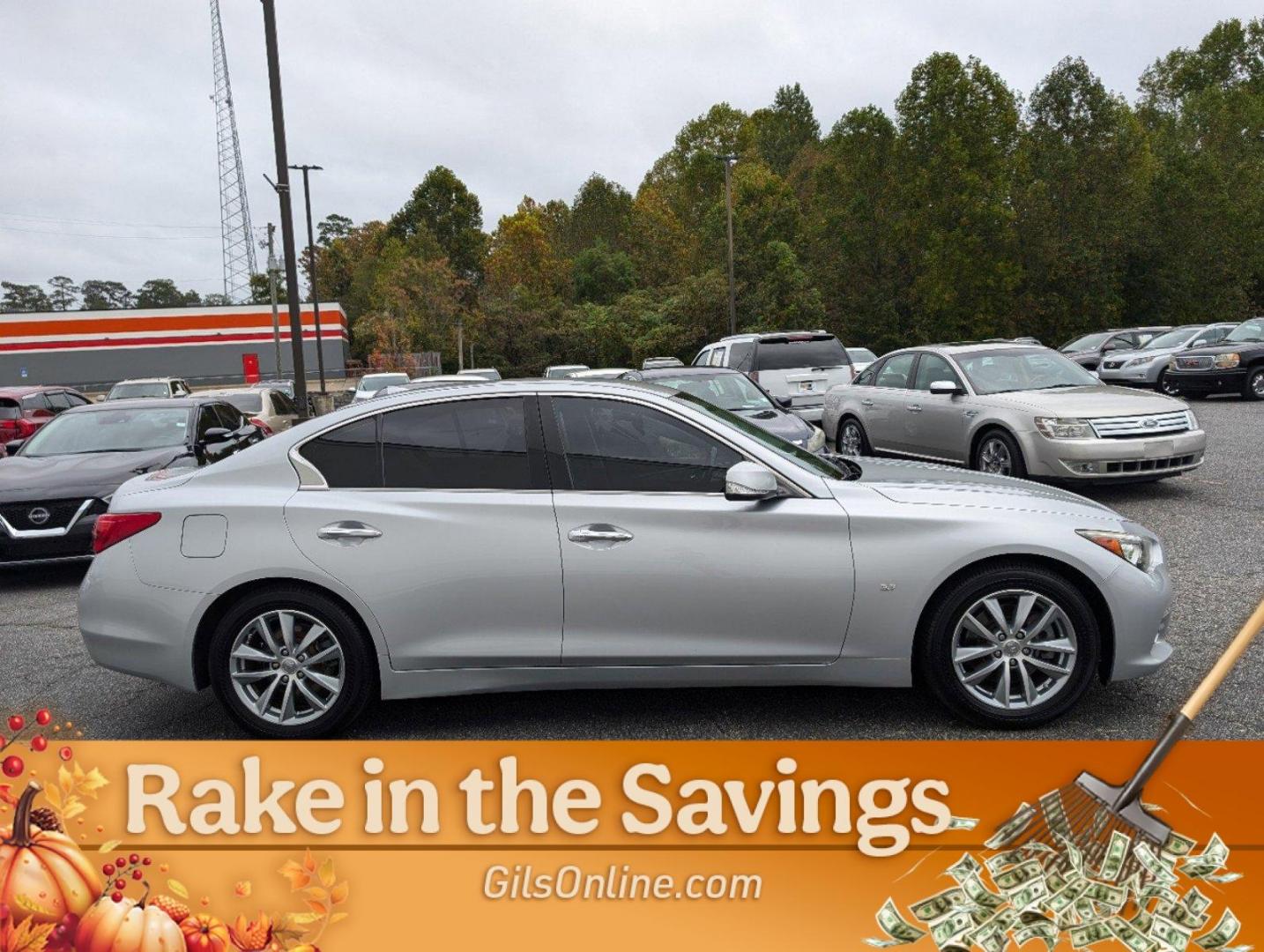 2015 /Graphite INFINITI Q50 (JN1BV7AP5FM) with an Premium Unleaded V-6 3.7 L/226 engine, 7-Speed Automatic w/OD transmission, located at 3959 U.S. 80 W, Phenix City, AL, 36870, (334) 297-4885, 32.469296, -85.135185 - 2015 INFINITI Q50 - Photo#3