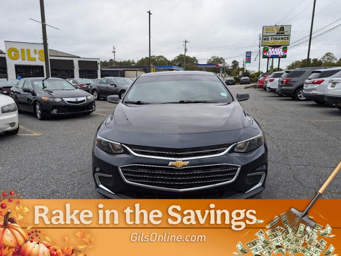 2016 /Dark Atmosphere/Medium Ash Gray Chevrolet Malibu LS (1G1ZB5ST2GF) with an Turbocharged Gas I4 1.5L/91 engine, 6-Speed Automatic transmission, located at 3959 U.S. 80 W, Phenix City, AL, 36870, (334) 297-4885, 32.469296, -85.135185 - 2016 Chevrolet Malibu LS - Photo#1