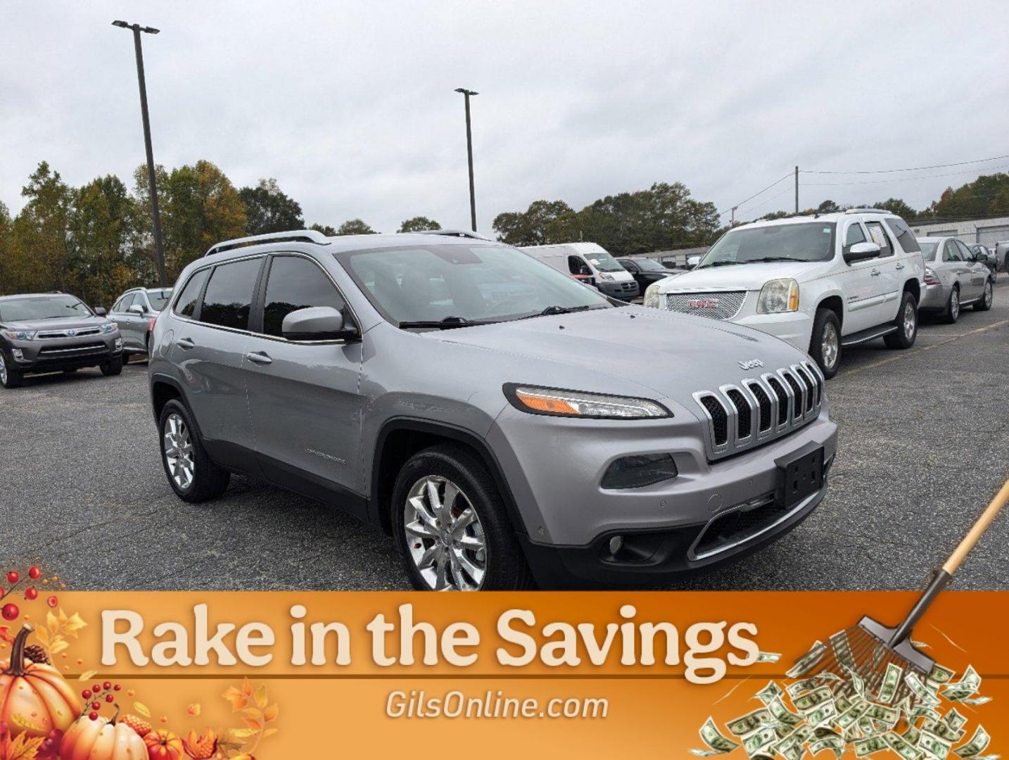 2014 /Black Jeep Cherokee Limited (1C4PJLDSXEW) with an Regular Unleaded V-6 3.2 L/198 engine, 9-Speed Automatic w/OD transmission, located at 3959 U.S. 80 W, Phenix City, AL, 36870, (334) 297-4885, 32.469296, -85.135185 - 2014 Jeep Cherokee Limited - Photo#2