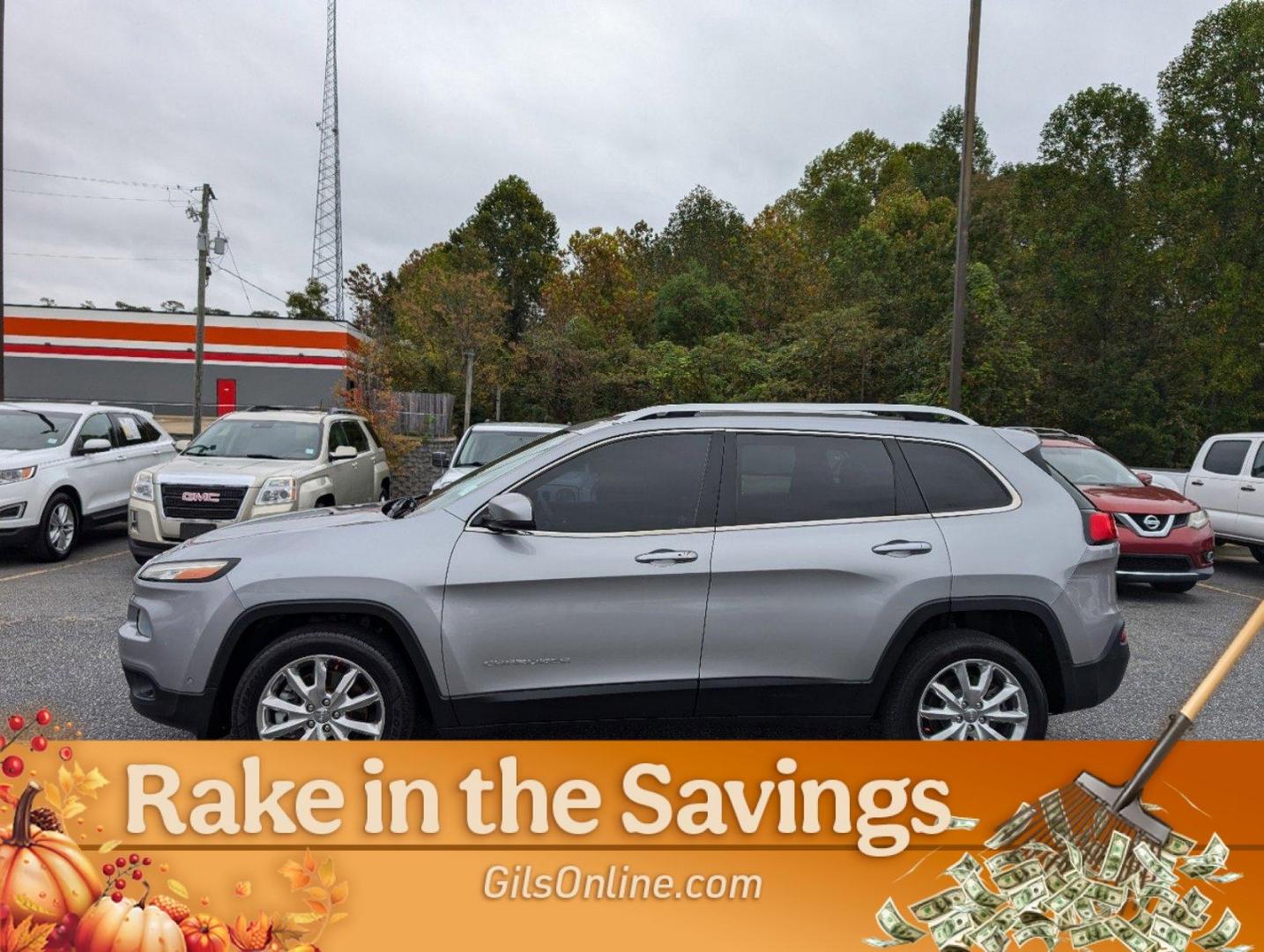 2014 /Black Jeep Cherokee Limited (1C4PJLDSXEW) with an Regular Unleaded V-6 3.2 L/198 engine, 9-Speed Automatic w/OD transmission, located at 3959 U.S. 80 W, Phenix City, AL, 36870, (334) 297-4885, 32.469296, -85.135185 - 2014 Jeep Cherokee Limited - Photo#7