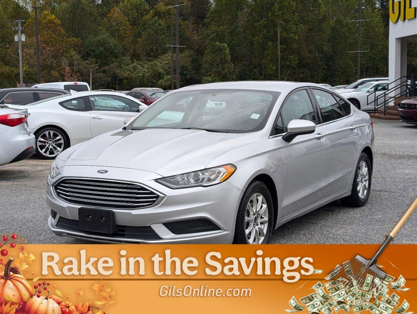 2017 Ford Fusion S (3FA6P0G73HR) with an Regular Unleaded I-4 2.5 L/152 engine, 6-Speed Automatic w/OD transmission, located at 3959 U.S. 80 W, Phenix City, AL, 36870, (334) 297-4885, 32.469296, -85.135185 - 2017 Ford Fusion S - Photo#0