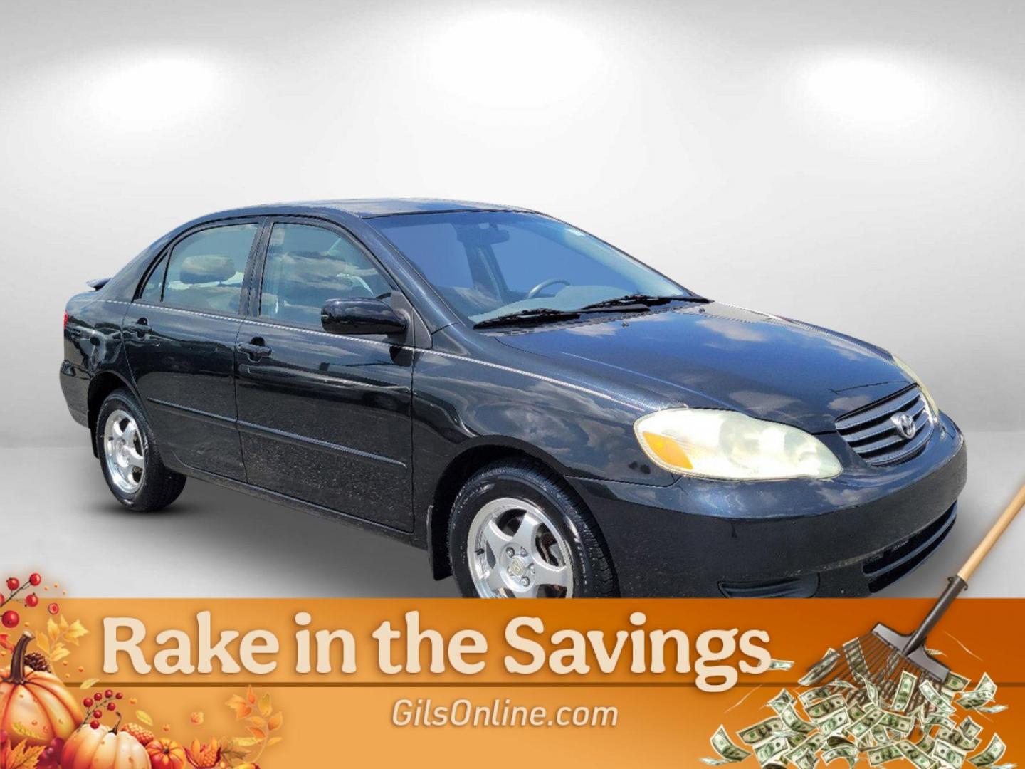 2003 Black /Gray Toyota Corolla LE (JTDBR32E730) with an Gas I4 1.8L/108 engine, 4-Speed Automatic w/OD transmission, located at 3959 U.S. 80 W, Phenix City, AL, 36870, (334) 297-4885, 32.469296, -85.135185 - 2003 Toyota Corolla LE - Photo#5