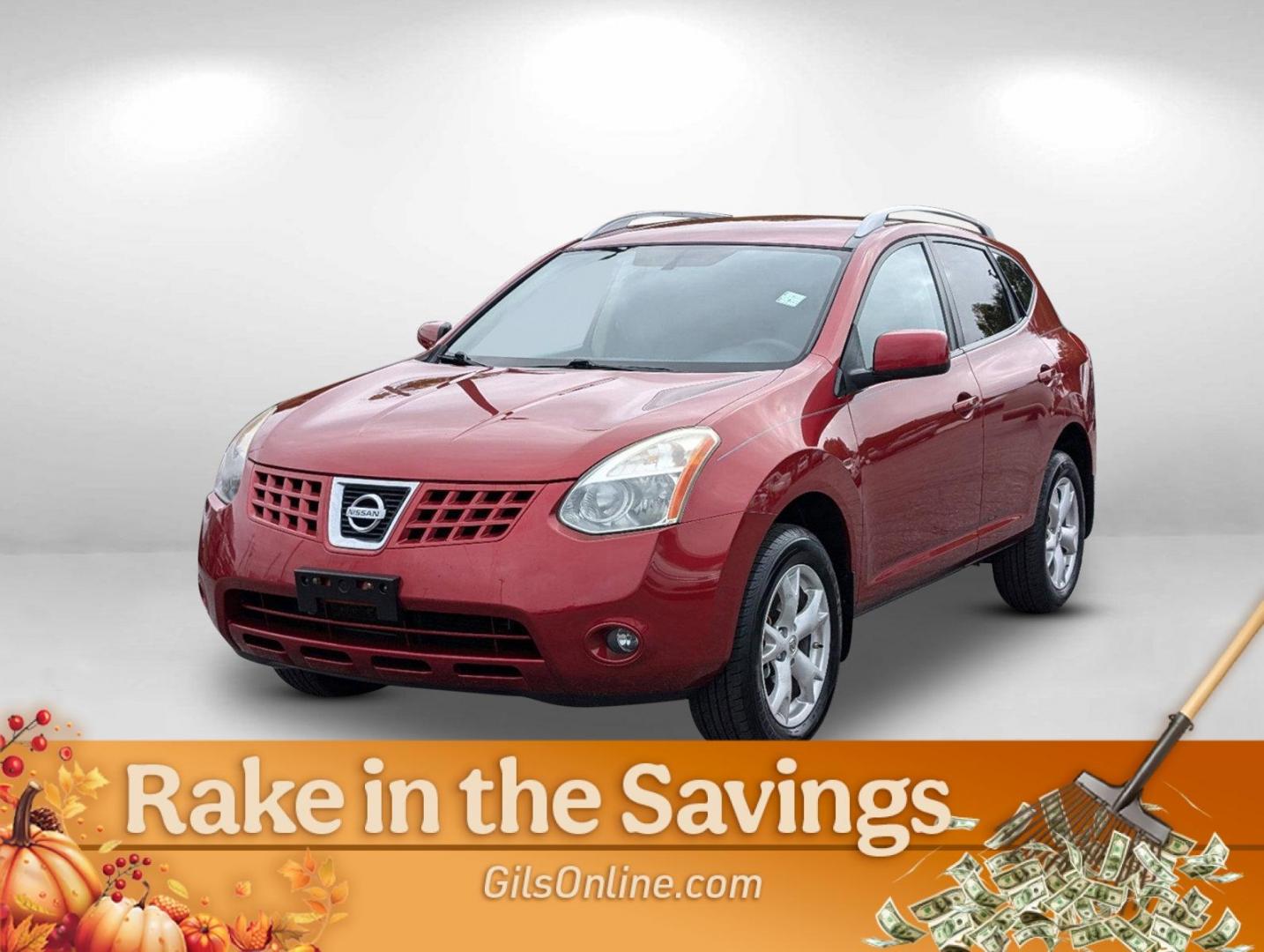 2009 /Black/Red Nissan Rogue SL (JN8AS58T79W) with an Gas I4 2.5L/ engine, 1-Speed Continuously Variable Automatic (CVT) transmission, located at 521 Old Farm Lane Rd, Prattville, AL, 36066, (334) 325-1505, 32.482460, -86.416367 - 2009 Nissan Rogue SL - Photo#0