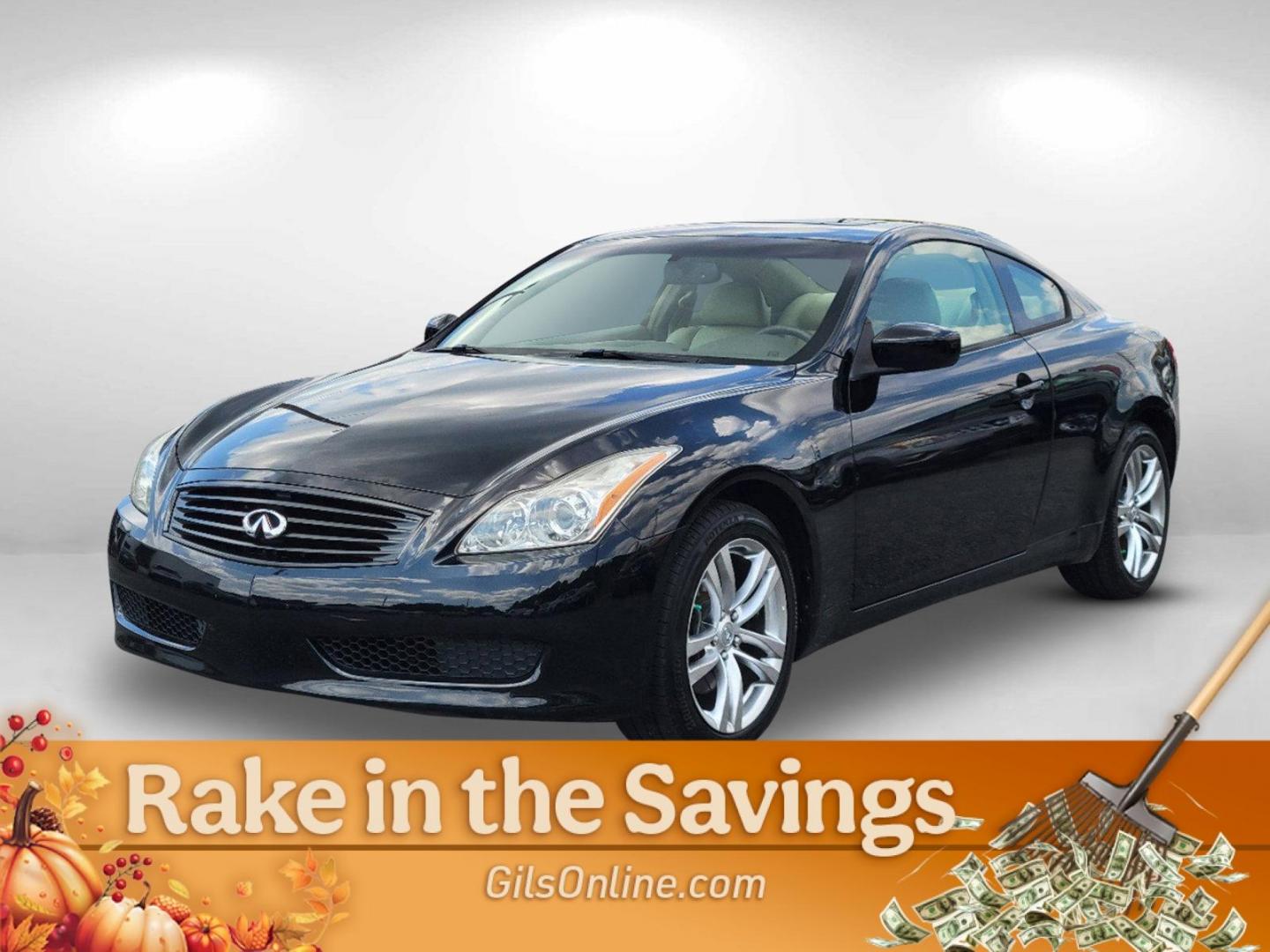 2009 Black Obsidian /Wheat INFINITI G37 Coupe x (JNKCV64F19M) with an Gas V6 3.7L/225 engine, 7-Speed Automatic w/OD transmission, located at 804 22nd Ave, Phenix City, AL, 36870, (334) 297-1860, 32.484749, -85.024475 - 2009 INFINITI G37 Coupe x - Photo#0