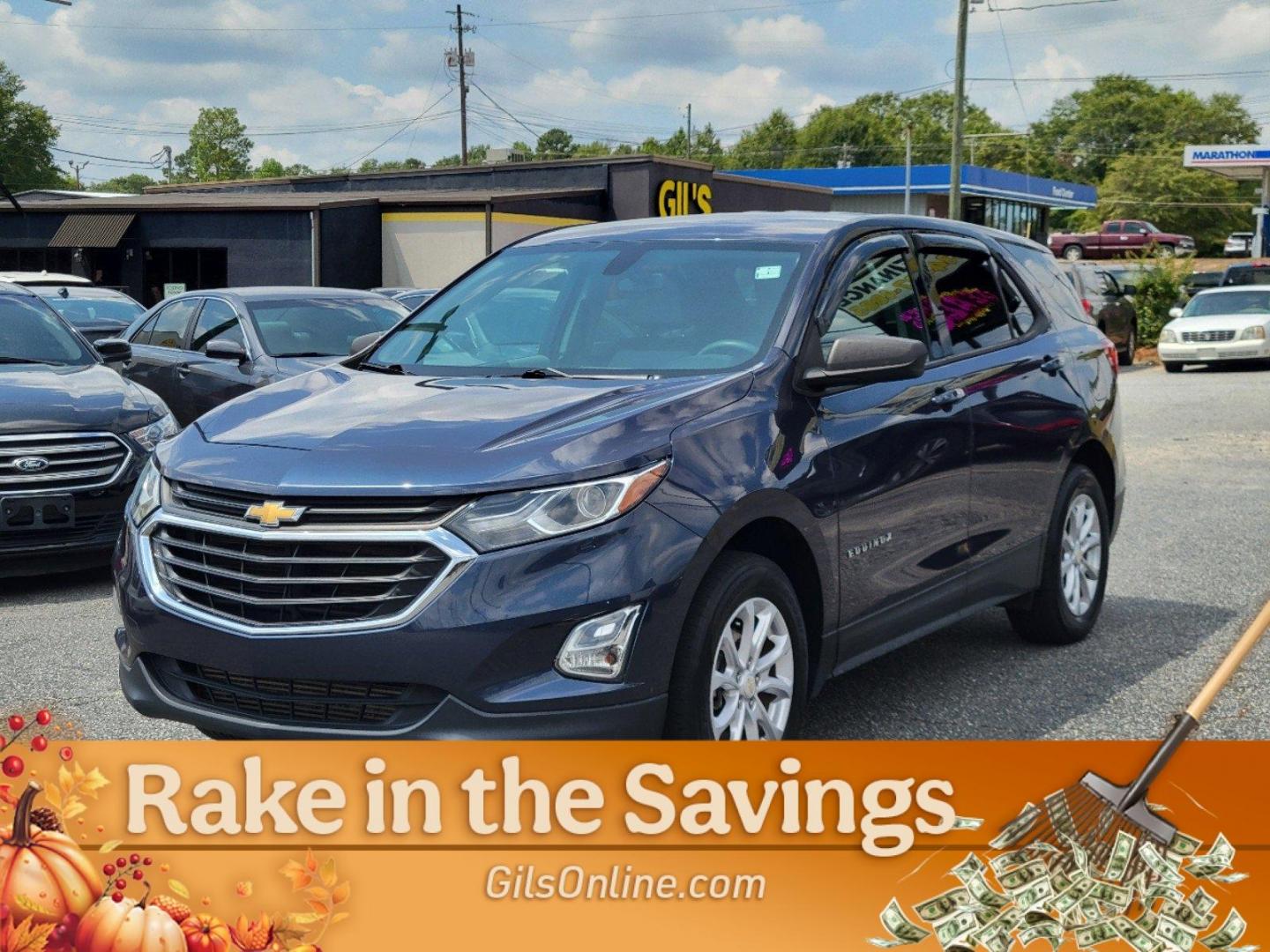 2019 Storm Blue Metallic /Medium Ash Gray Chevrolet Equinox LS (3GNAXHEV8KL) with an Turbocharged Gas I4 1.5L/92 engine, 6-Speed Automatic transmission, located at 804 22nd Ave, Phenix City, AL, 36870, (334) 297-1860, 32.484749, -85.024475 - 2019 Chevrolet Equinox LS - Photo#1