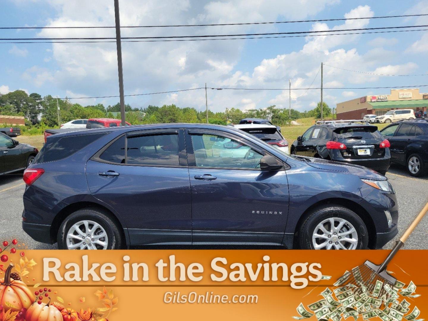 2019 Storm Blue Metallic /Medium Ash Gray Chevrolet Equinox LS (3GNAXHEV8KL) with an Turbocharged Gas I4 1.5L/92 engine, 6-Speed Automatic transmission, located at 804 22nd Ave, Phenix City, AL, 36870, (334) 297-1860, 32.484749, -85.024475 - 2019 Chevrolet Equinox LS - Photo#4