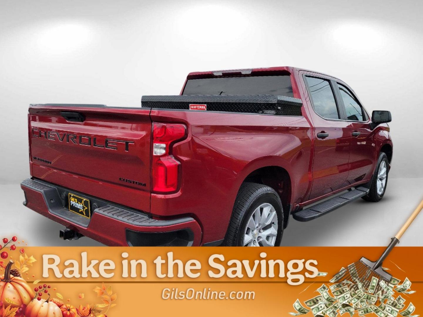 2019 Cajun Red Tintcoat /Jet Black Chevrolet Silverado 1500 Custom Crew Cab Short Box 2WD (3GCPWBEH5KG) with an 4.3L V6 engine, 6A transmission, located at 5115 14th Ave., Columbus, GA, 31904, (706) 323-0345, 32.511494, -84.971046 - 2019 Chevrolet Silverado 1500 Custom - Photo#4