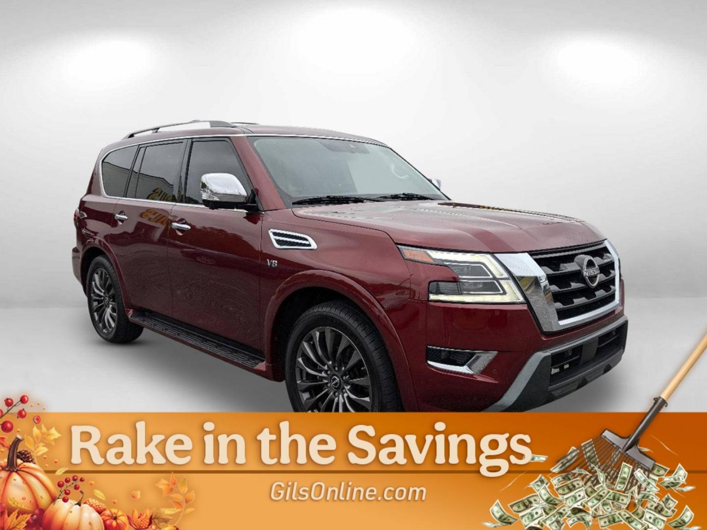 2021 /Black Nissan Armada Platinum (JN8AY2DA1M9) with an Regular Unleaded V-8 5.6 L/339 engine, 7-Speed Automatic w/OD transmission, located at 5115 14th Ave., Columbus, GA, 31904, (706) 323-0345, 32.511494, -84.971046 - 2021 Nissan Armada Platinum - Photo#5