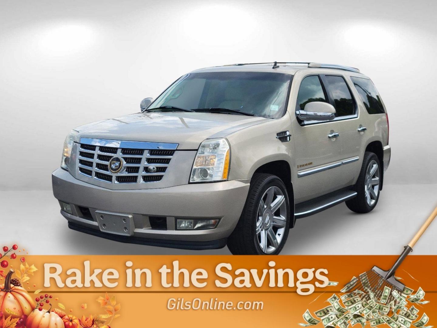 2007 Gold Mist /Cocoa/Cashmere Cadillac Escalade (1GYEC63817R) with an Gas V8 6.2L/378 engine, 6-Speed HD Automatic w/OD transmission, located at 3959 U.S. 80 W, Phenix City, AL, 36870, (334) 297-4885, 32.469296, -85.135185 - 2007 Cadillac Escalade - Photo#1