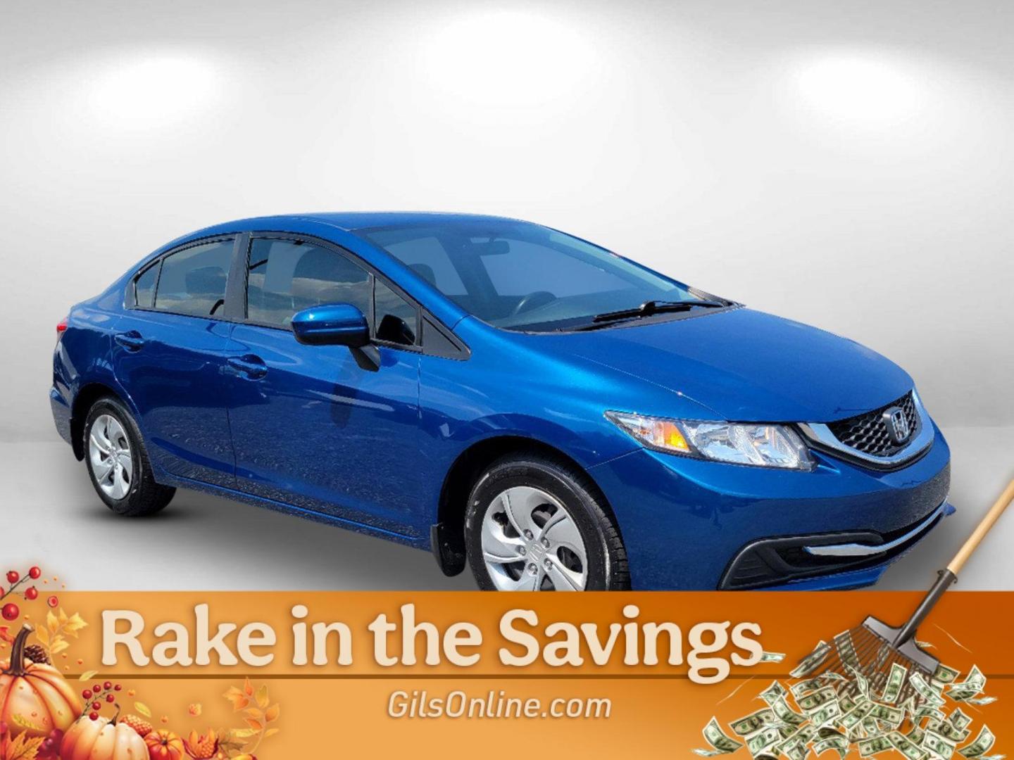 2015 Blue Honda Civic LX Sedan CVT (2HGFB2F56FH) with an 1.8L L4 SOHC 16V engine, Continuously Variable Transmission transmission, located at 7000 Northlake Connector, Columbus, GA, 31904, (706) 987-8085, 32.524975, -84.978134 - 2015 Honda Civic Sedan LX - Photo#2