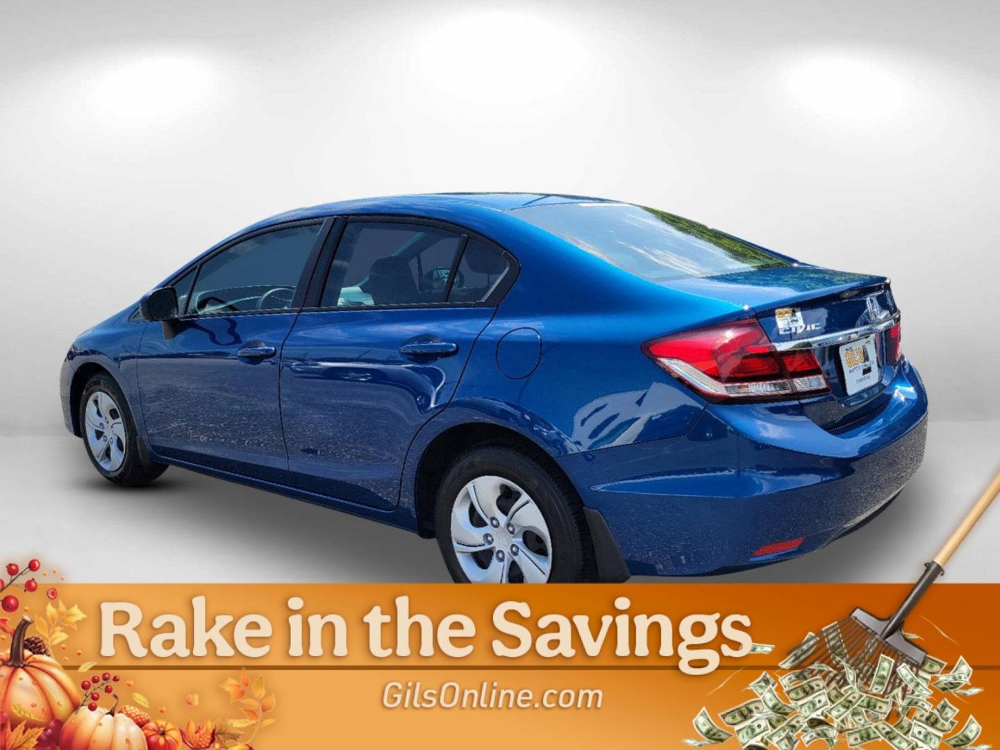 2015 Blue Honda Civic LX Sedan CVT (2HGFB2F56FH) with an 1.8L L4 SOHC 16V engine, Continuously Variable Transmission transmission, located at 7000 Northlake Connector, Columbus, GA, 31904, (706) 987-8085, 32.524975, -84.978134 - 2015 Honda Civic Sedan LX - Photo#6