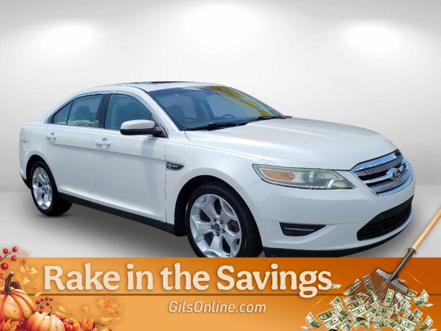 2011 White Ford Taurus SEL (1FAHP2EW2BG) with an Gas V6 3.5L/213 engine, 6-Speed Automatic w/OD SelectShift transmission, located at 7000 Northlake Connector, Columbus, GA, 31904, (706) 987-8085, 32.524975, -84.978134 - 2011 Ford Taurus SEL - Photo#1