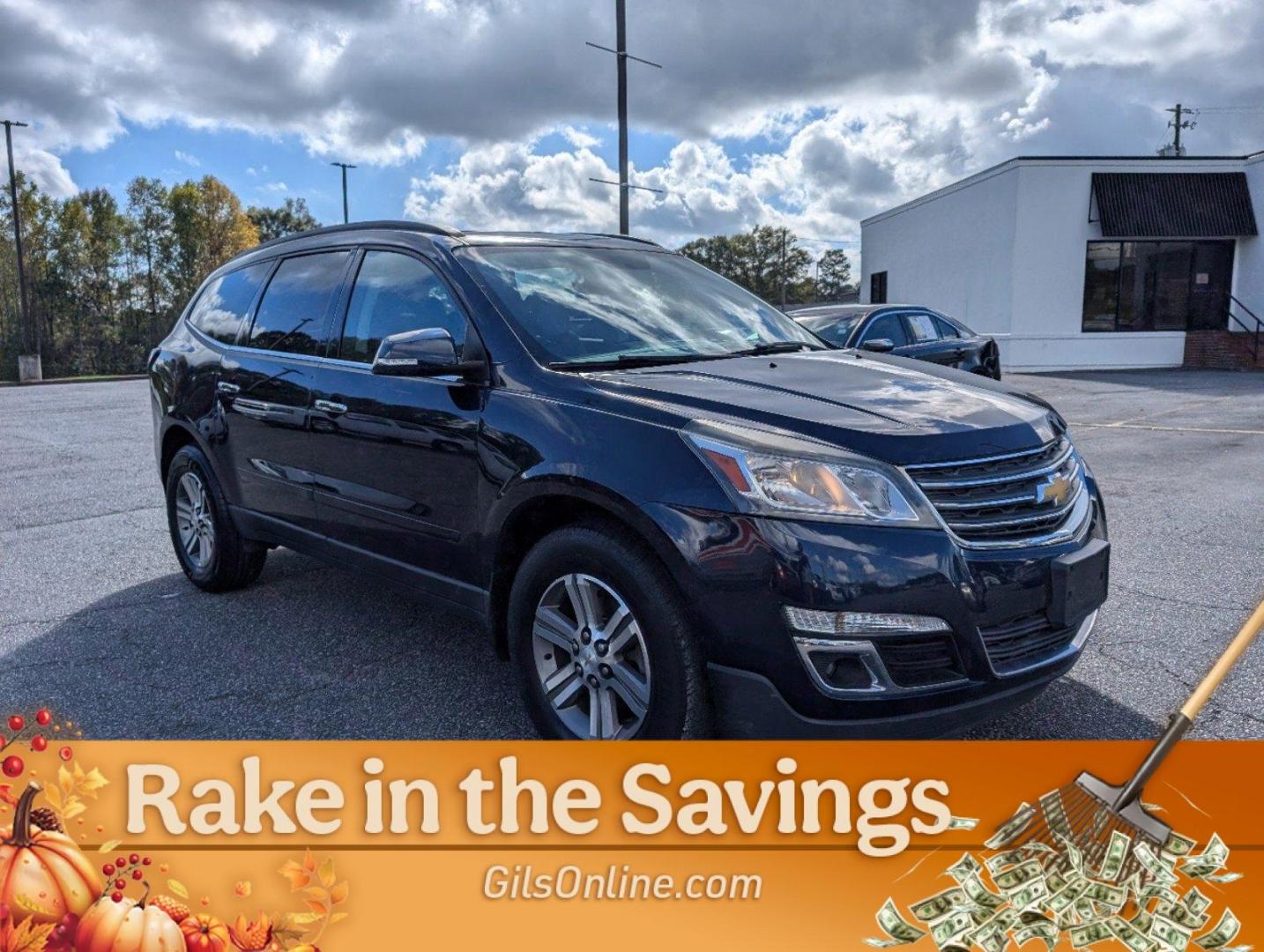 2015 /Ebony Chevrolet Traverse LT (1GNKRHKD8FJ) with an Gas V6 3.6L/217 engine, 6-Speed Automatic transmission, located at 5115 14th Ave., Columbus, GA, 31904, (706) 323-0345, 32.511494, -84.971046 - 2015 Chevrolet Traverse LT - Photo#11