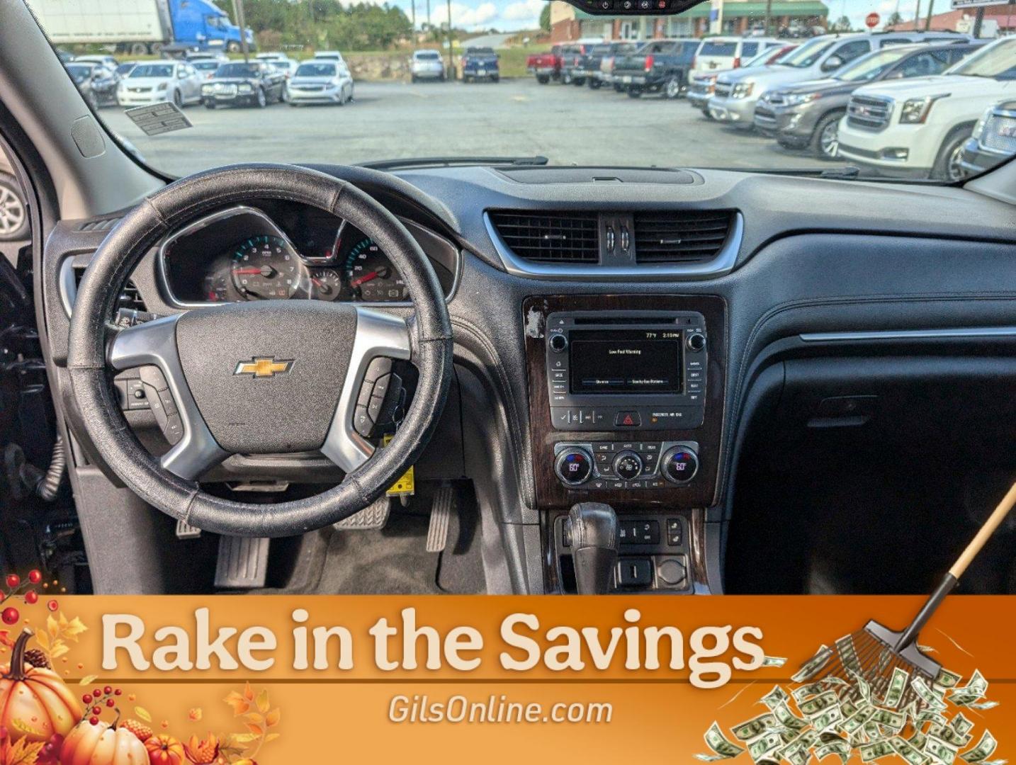 2015 /Ebony Chevrolet Traverse LT (1GNKRHKD8FJ) with an Gas V6 3.6L/217 engine, 6-Speed Automatic transmission, located at 5115 14th Ave., Columbus, GA, 31904, (706) 323-0345, 32.511494, -84.971046 - 2015 Chevrolet Traverse LT - Photo#48