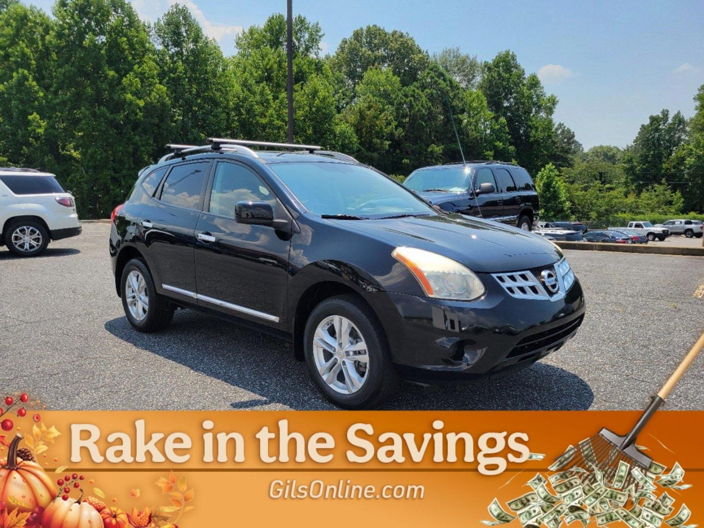 2012 Super Black /Black Nissan Rogue SV (JN8AS5MTXCW) with an Gas I4 2.5L/152 engine, 1-Speed Continuously variable ratio transmission, located at 7000 Northlake Connector, Columbus, GA, 31904, (706) 987-8085, 32.524975, -84.978134 - 2012 Nissan Rogue SV - Photo#11