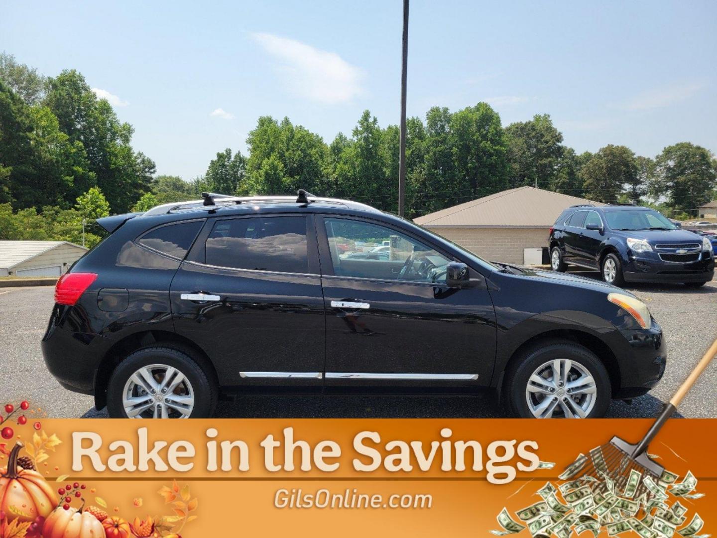 2012 Super Black /Black Nissan Rogue SV (JN8AS5MTXCW) with an Gas I4 2.5L/152 engine, 1-Speed Continuously variable ratio transmission, located at 7000 Northlake Connector, Columbus, GA, 31904, (706) 987-8085, 32.524975, -84.978134 - 2012 Nissan Rogue SV - Photo#13