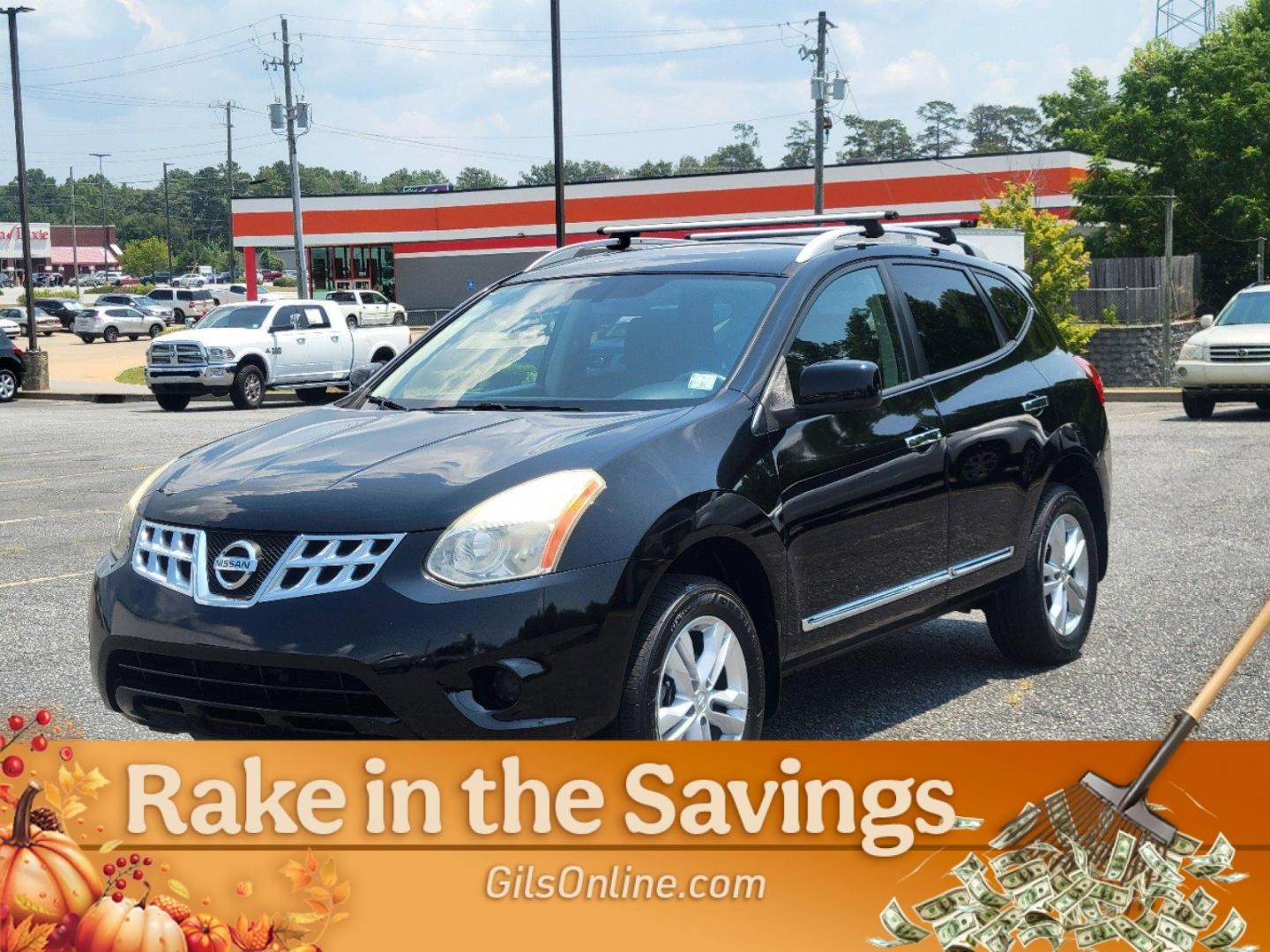 2012 Super Black /Black Nissan Rogue SV (JN8AS5MTXCW) with an Gas I4 2.5L/152 engine, 1-Speed Continuously variable ratio transmission, located at 7000 Northlake Connector, Columbus, GA, 31904, (706) 987-8085, 32.524975, -84.978134 - 2012 Nissan Rogue SV - Photo#5