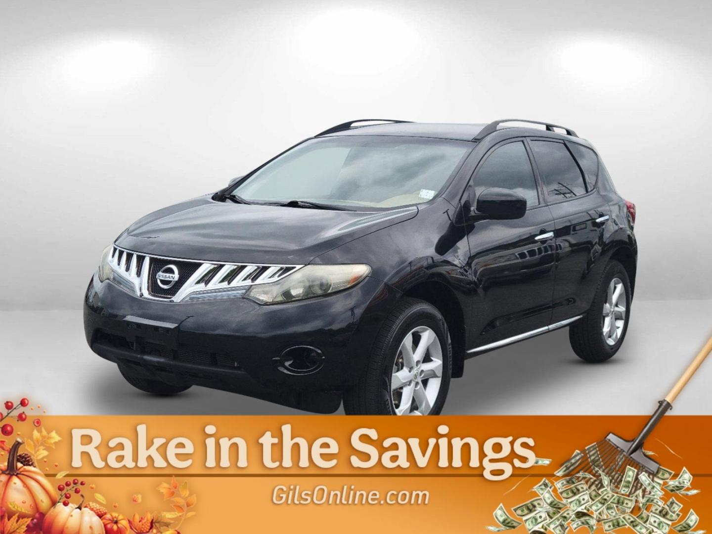 2009 Super Black /Beige Nissan Murano S (JN8AZ18U19W) with an Gas V6 3.5L/ engine, 1-Speed Automatic (CVT) Continuously Variable transmission, located at 7000 Northlake Connector, Columbus, GA, 31904, (706) 987-8085, 32.524975, -84.978134 - 2009 Nissan Murano S - Photo#0