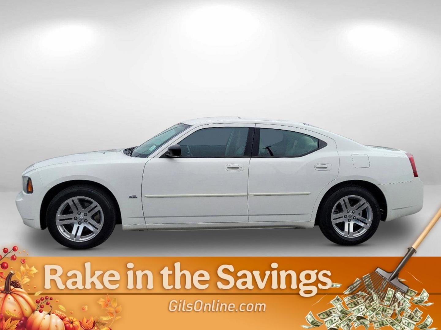 2006 White Dodge Charger (2B3KA43G46H) with an Gas V6 3.5L/215 engine, 5-Speed Automatic transmission, located at 1430 Gateway Drive, Opelika, AL, 36801, (334) 239-0944, 32.637871, -85.409790 - 2006 Dodge Charger - Photo#14