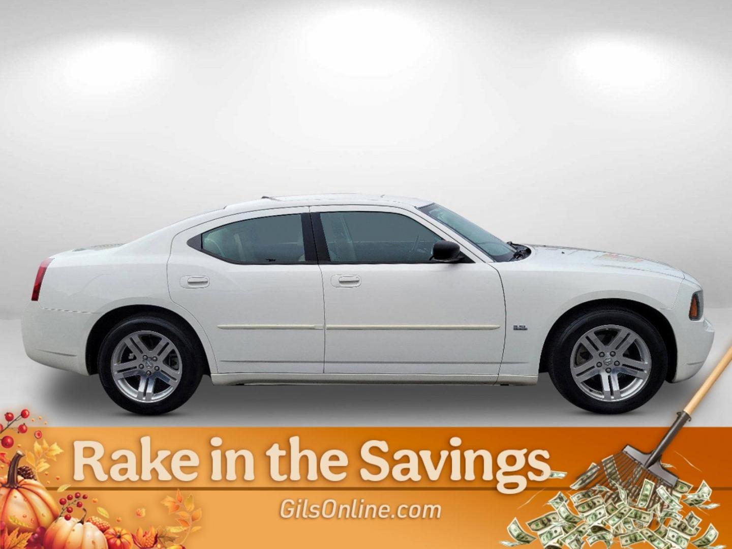 2006 White Dodge Charger (2B3KA43G46H) with an Gas V6 3.5L/215 engine, 5-Speed Automatic transmission, located at 1430 Gateway Drive, Opelika, AL, 36801, (334) 239-0944, 32.637871, -85.409790 - 2006 Dodge Charger - Photo#6