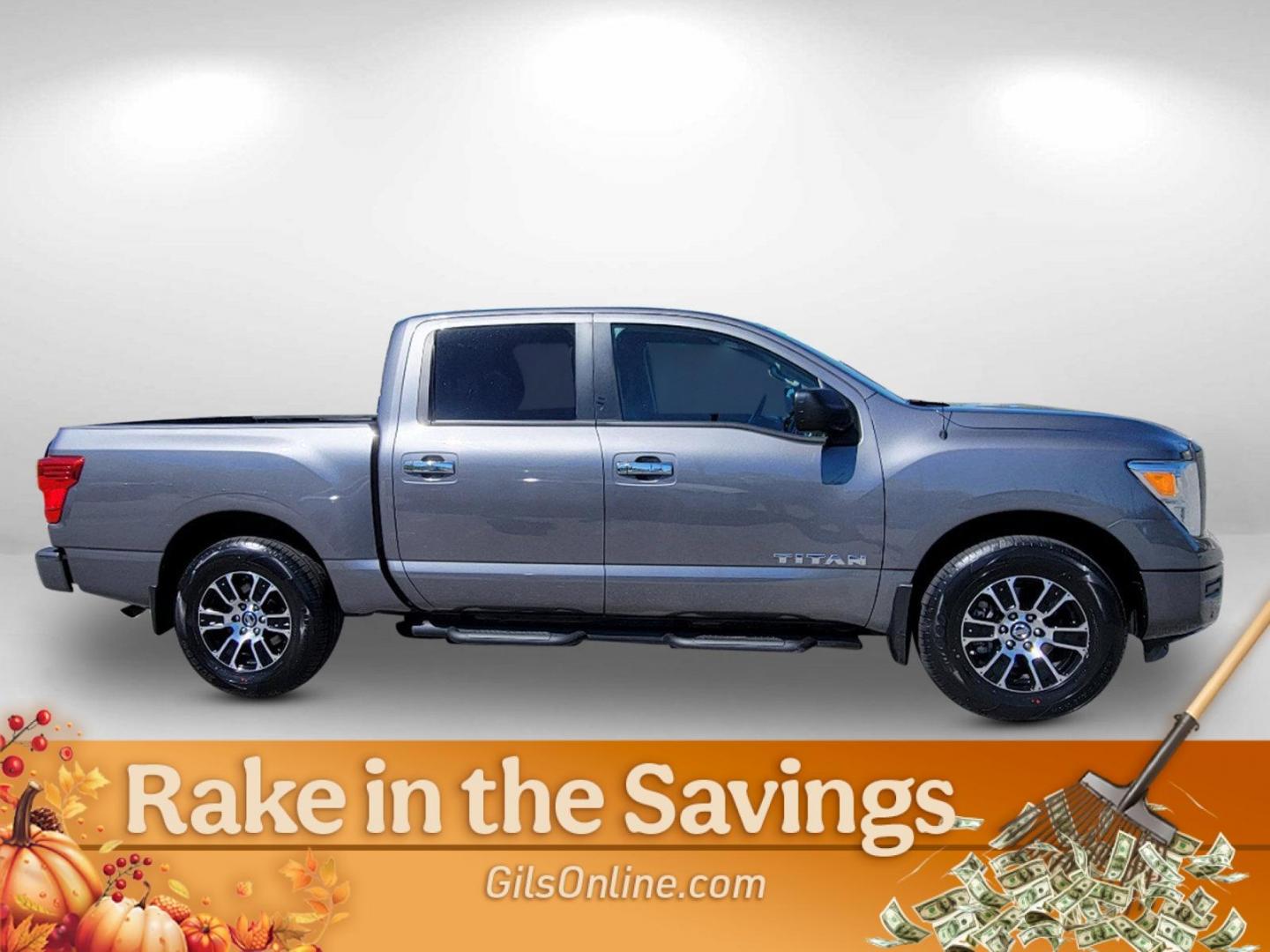 2021 Gun Metallic /Black Nissan Titan SV (1N6AA1EF2MN) with an Premium Unleaded V-8 5.6 L/339 engine, 9-Speed Automatic w/OD transmission, located at 3959 U.S. 80 W, Phenix City, AL, 36870, (334) 297-4885, 32.469296, -85.135185 - 2021 Nissan Titan SV - Photo#7