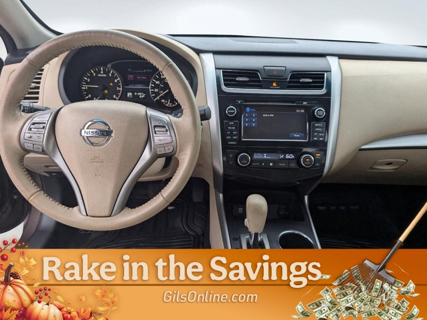 2015 /Beige Nissan Altima 2.5 SV (1N4AL3AP8FC) with an Regular Unleaded I-4 2.5 L/152 engine, 1-Speed CVT w/OD transmission, located at 3959 U.S. 80 W, Phenix City, AL, 36870, (334) 297-4885, 32.469296, -85.135185 - 2015 Nissan Altima 2.5 SV - Photo#11