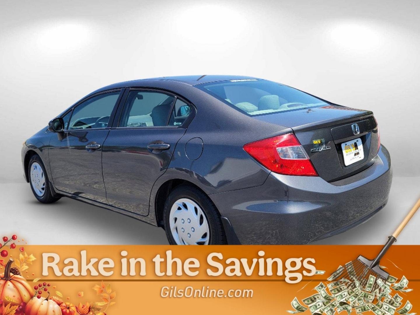 2012 Gray Honda Civic Sdn LX (19XFB2F52CE) with an Gas I4 1.8L/110 engine, 5-Speed Automatic transmission, located at 3959 U.S. 80 W, Phenix City, AL, 36870, (334) 297-4885, 32.469296, -85.135185 - 2012 Honda Civic Sdn LX - Photo#12