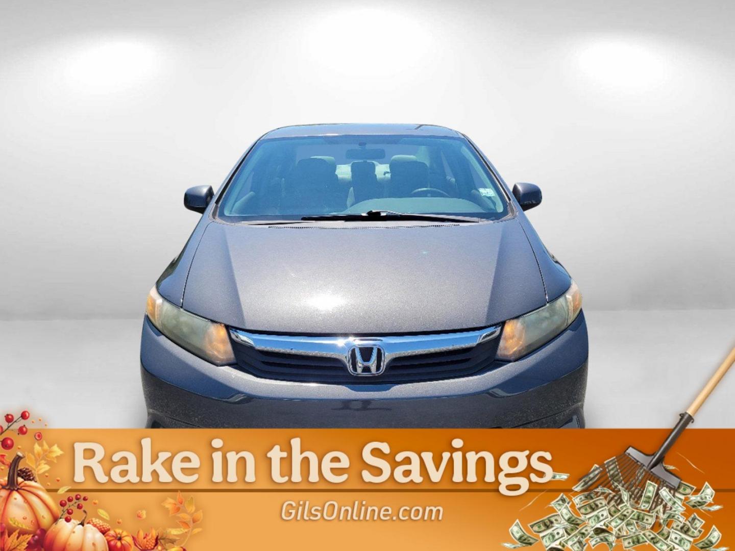 2012 Gray Honda Civic Sdn LX (19XFB2F52CE) with an Gas I4 1.8L/110 engine, 5-Speed Automatic transmission, located at 804 22nd Ave, Phenix City, AL, 36870, (334) 297-1860, 32.484749, -85.024475 - 2012 Honda Civic Sdn LX - Photo#2