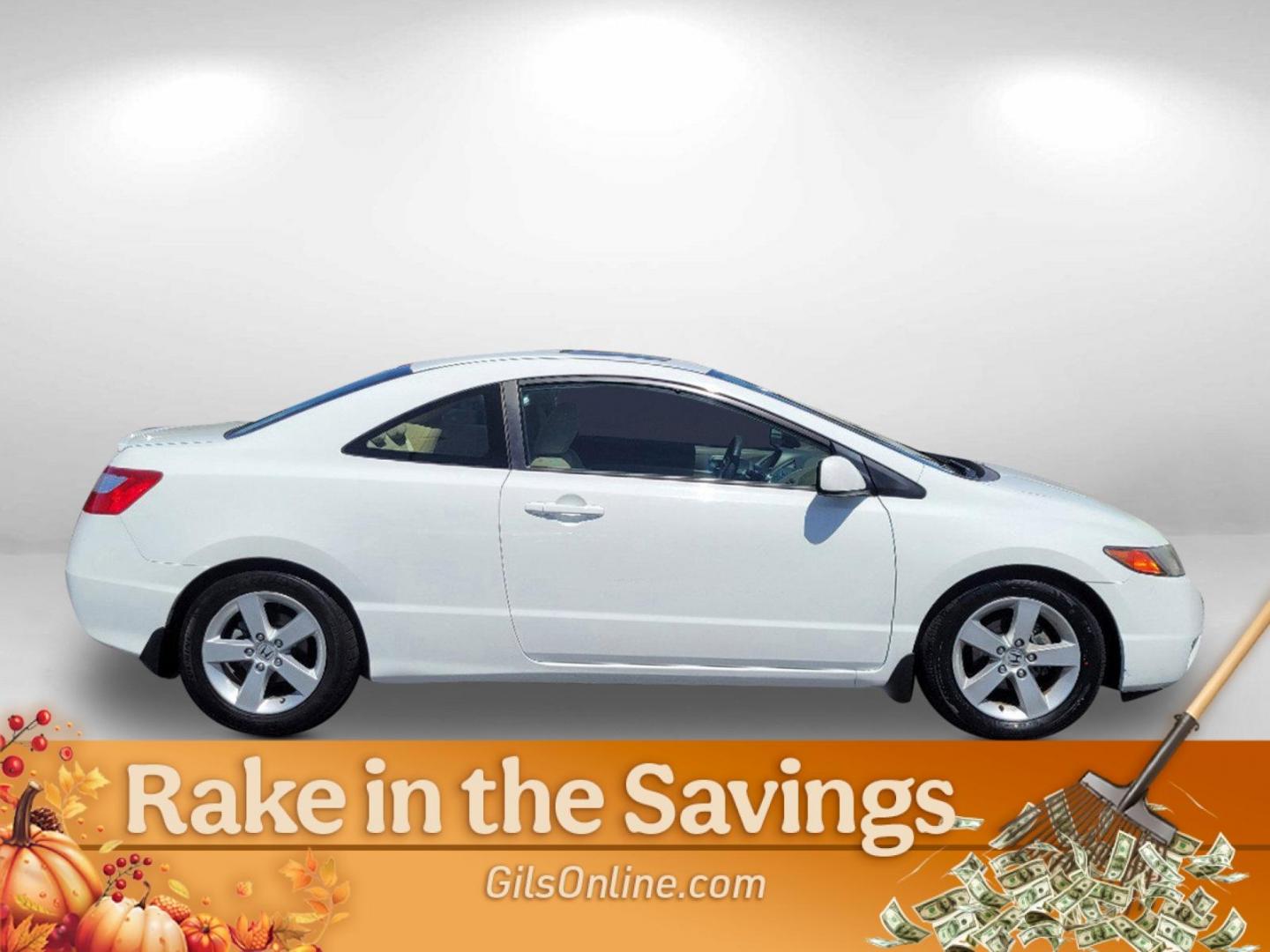 2006 White Honda Civic Cpe EX (2HGFG12836H) with an Gas I4 1.8L/110 engine, 5-Speed Automatic transmission, located at 7000 Northlake Connector, Columbus, GA, 31904, (706) 987-8085, 32.524975, -84.978134 - 2006 Honda Civic Cpe EX - Photo#6