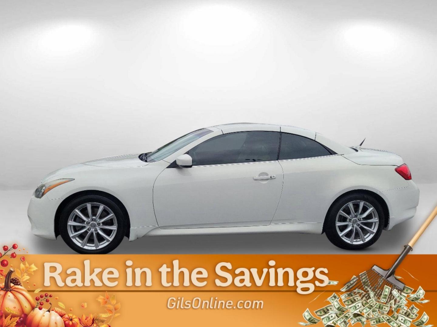 2013 Moonlight White /Wheat INFINITI G37 Convertible Base (JN1CV6FE7DM) with an Gas V6 3.7L/226 engine, 7-Speed Automatic w/OD transmission, located at 5115 14th Ave., Columbus, GA, 31904, (706) 323-0345, 32.511494, -84.971046 - 2013 INFINITI G37 Convertible Base - Photo#7