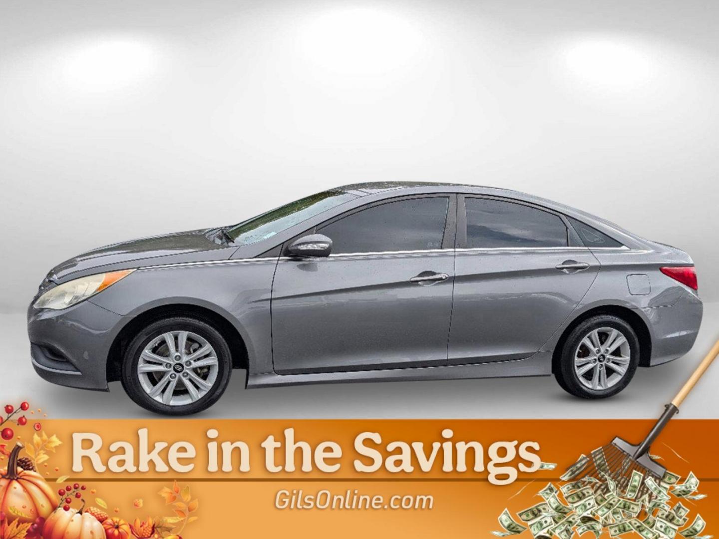 2014 /Gray Hyundai Sonata GLS (5NPEB4AC6EH) with an Regular Unleaded I-4 2.4 L/144 engine, 6-Speed Automatic w/OD transmission, located at 3959 U.S. 80 W, Phenix City, AL, 36870, (334) 297-4885, 32.469296, -85.135185 - 2014 Hyundai Sonata GLS - Photo#7