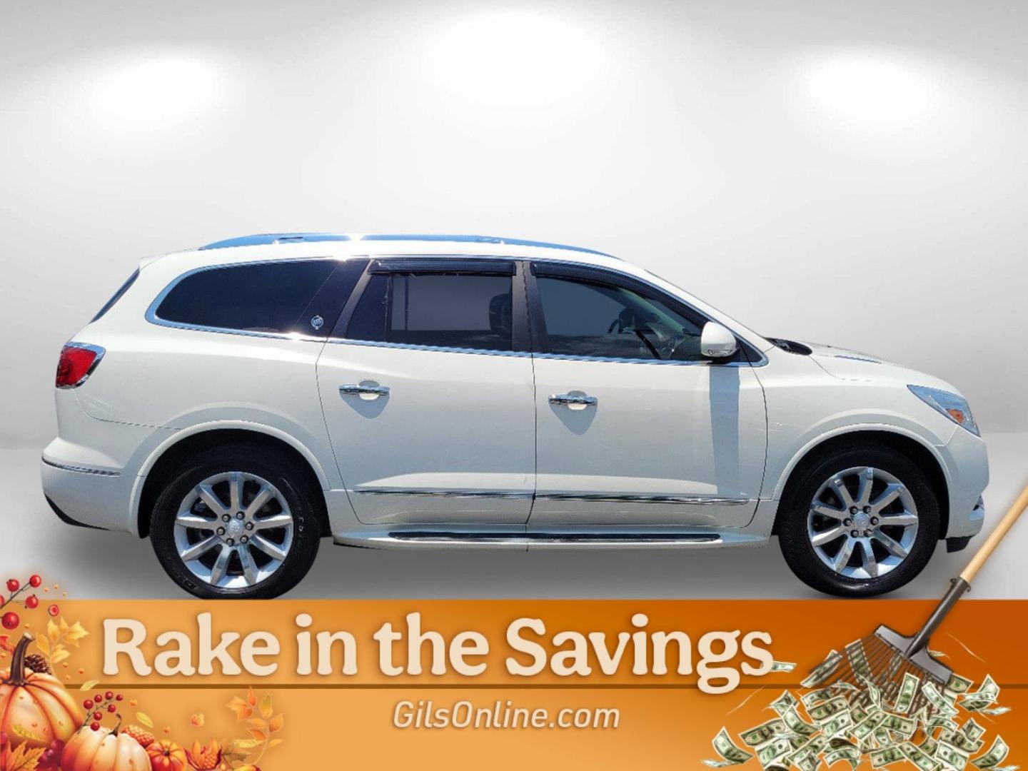 2014 White Opal /Cocoa Buick Enclave Premium (5GAKVCKD2EJ) with an Gas V6 3.6L/217 engine, 6-Speed Automatic transmission, located at 521 Old Farm Lane Rd, Prattville, AL, 36066, (334) 325-1505, 32.482460, -86.416367 - 2014 Buick Enclave Premium - Photo#7