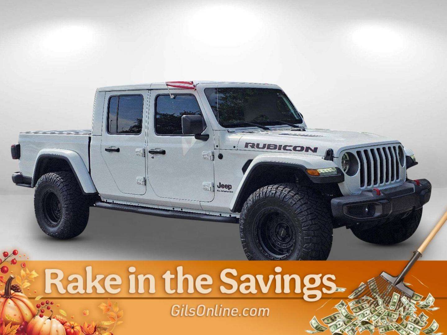 2020 Bright White Clearcoat /Black Jeep Gladiator Rubicon (1C6JJTBG2LL) with an Regular Unleaded V-6 3.6 L/220 engine, 8-Speed Automatic w/OD transmission, located at 804 22nd Ave, Phenix City, AL, 36870, (334) 297-1860, 32.484749, -85.024475 - 2020 Jeep Gladiator Rubicon - Photo#2