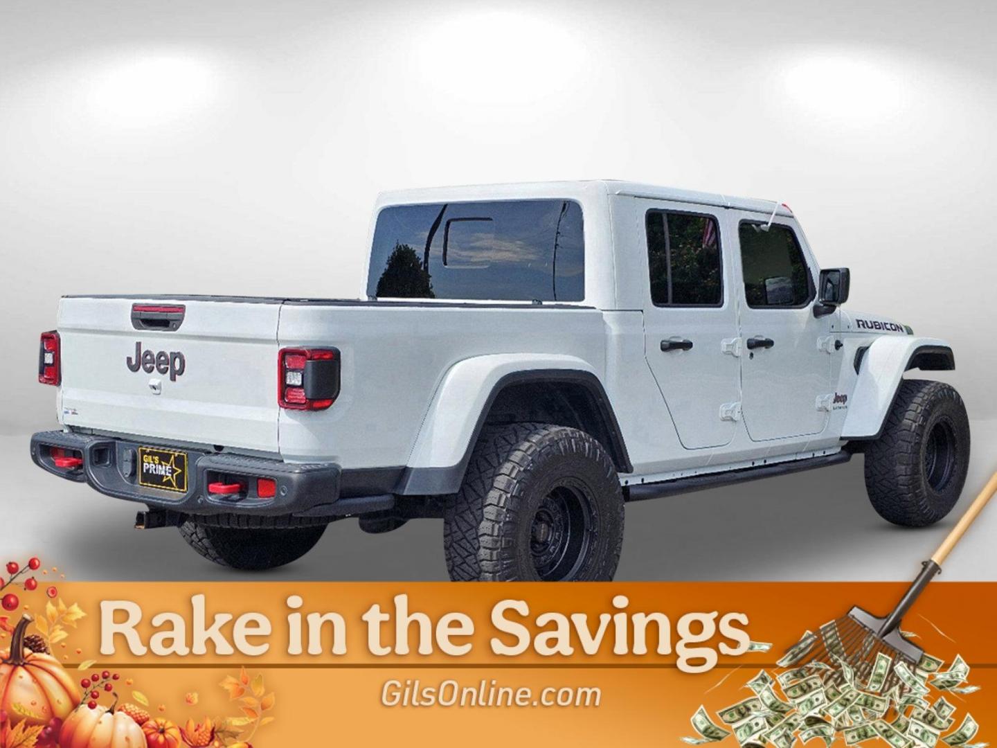 2020 Bright White Clearcoat /Black Jeep Gladiator Rubicon (1C6JJTBG2LL) with an Regular Unleaded V-6 3.6 L/220 engine, 8-Speed Automatic w/OD transmission, located at 804 22nd Ave, Phenix City, AL, 36870, (334) 297-1860, 32.484749, -85.024475 - 2020 Jeep Gladiator Rubicon - Photo#4