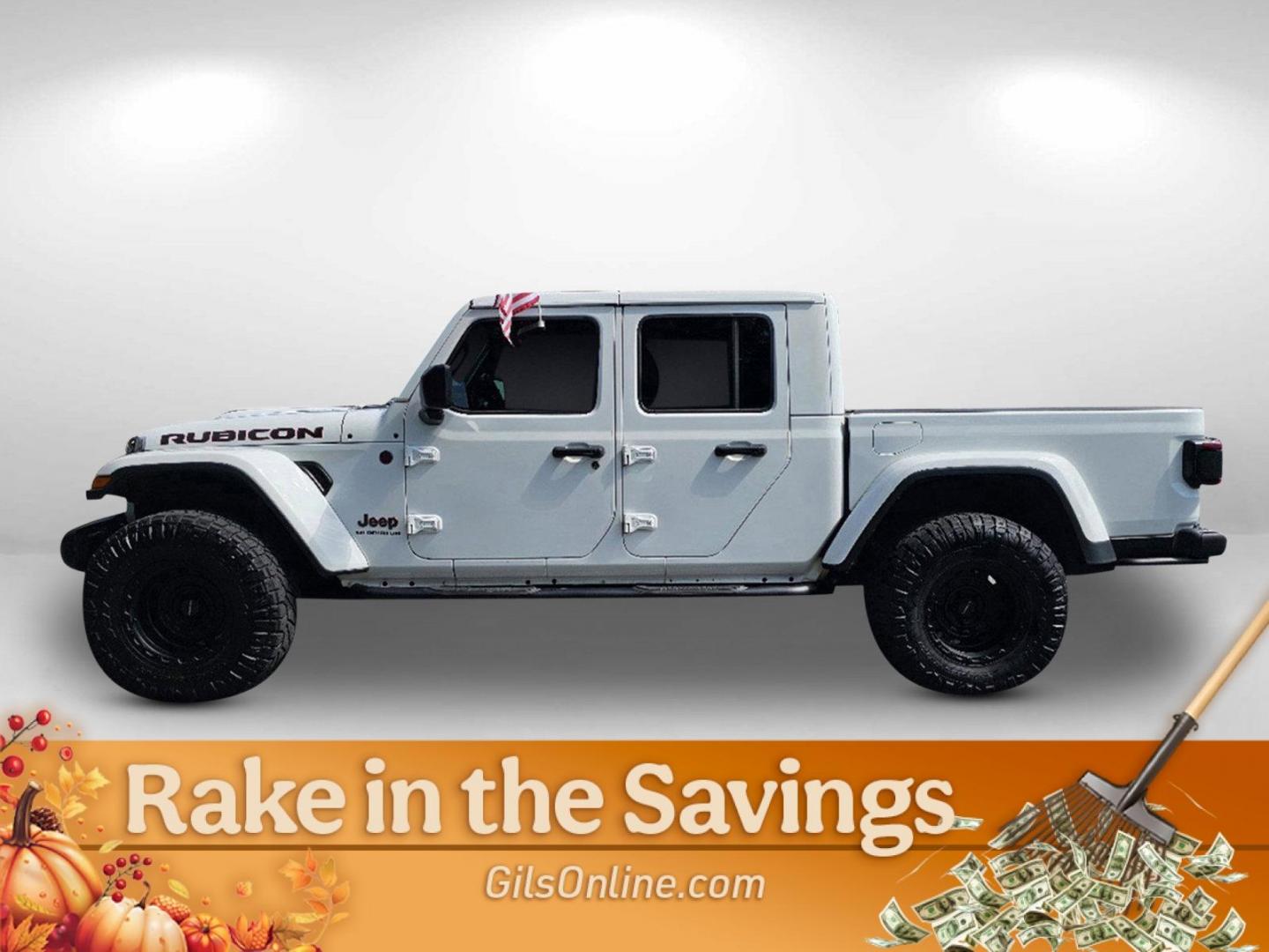 2020 Bright White Clearcoat /Black Jeep Gladiator Rubicon (1C6JJTBG2LL) with an Regular Unleaded V-6 3.6 L/220 engine, 8-Speed Automatic w/OD transmission, located at 804 22nd Ave, Phenix City, AL, 36870, (334) 297-1860, 32.484749, -85.024475 - 2020 Jeep Gladiator Rubicon - Photo#7