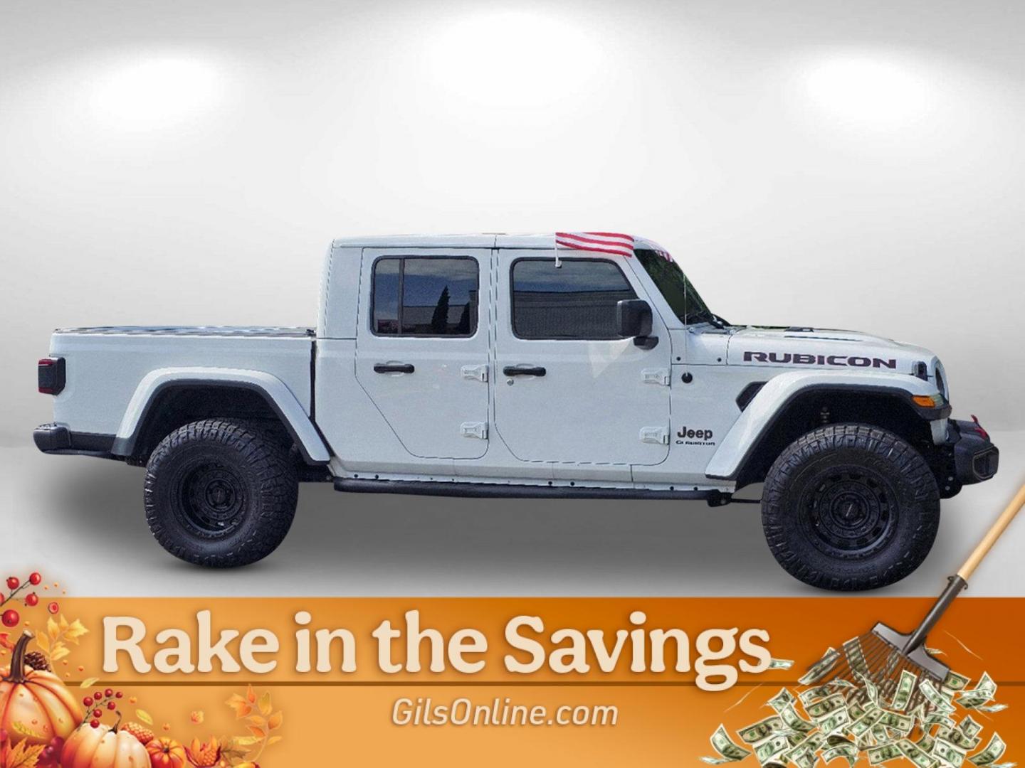 2020 Bright White Clearcoat /Black Jeep Gladiator Rubicon (1C6JJTBG2LL) with an Regular Unleaded V-6 3.6 L/220 engine, 8-Speed Automatic w/OD transmission, located at 3959 U.S. 80 W, Phenix City, AL, 36870, (334) 297-4885, 32.469296, -85.135185 - 2020 Jeep Gladiator Rubicon - Photo#6