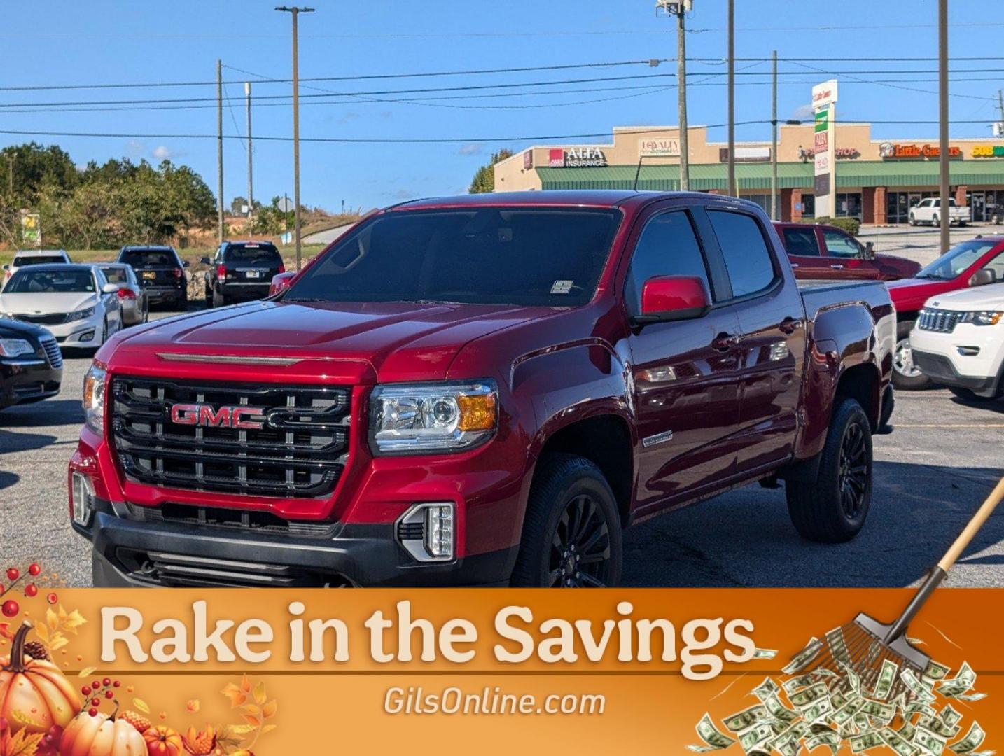 2022 /Jet Black GMC Canyon 2WD Elevation (1GTG5CEAXN1) with an Gas I4 2.5L/150 engine, 6-Speed Automatic transmission, located at 3959 U.S. 80 W, Phenix City, AL, 36870, (334) 297-4885, 32.469296, -85.135185 - 2022 GMC Canyon 2WD Elevation - Photo#0