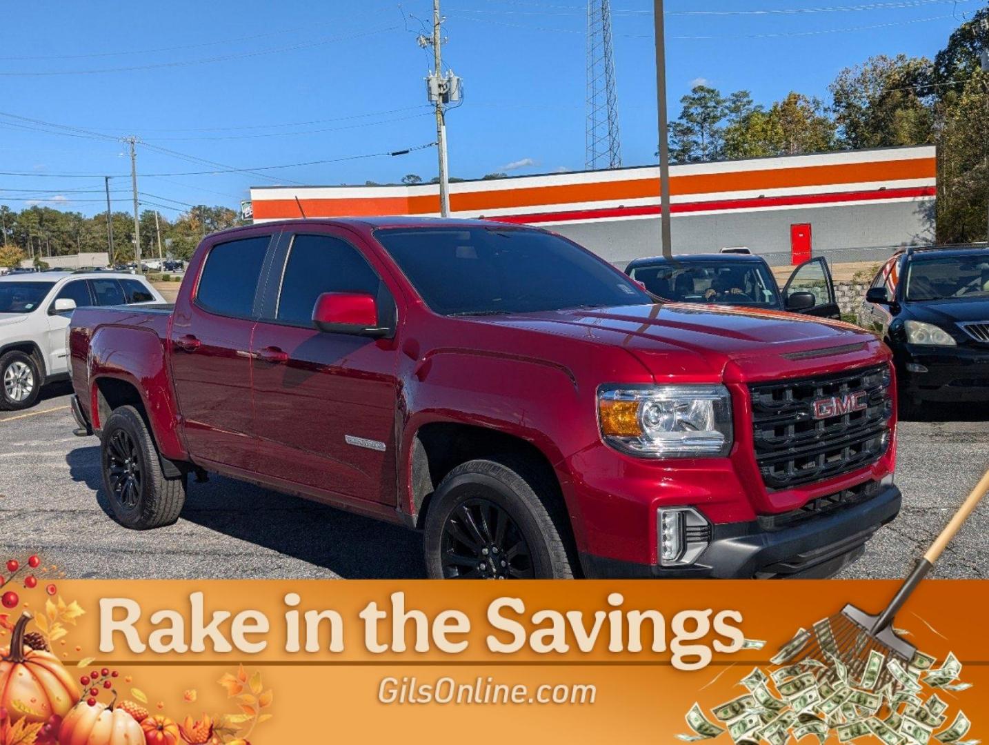 2022 /Jet Black GMC Canyon 2WD Elevation (1GTG5CEAXN1) with an Gas I4 2.5L/150 engine, 6-Speed Automatic transmission, located at 3959 U.S. 80 W, Phenix City, AL, 36870, (334) 297-4885, 32.469296, -85.135185 - 2022 GMC Canyon 2WD Elevation - Photo#2