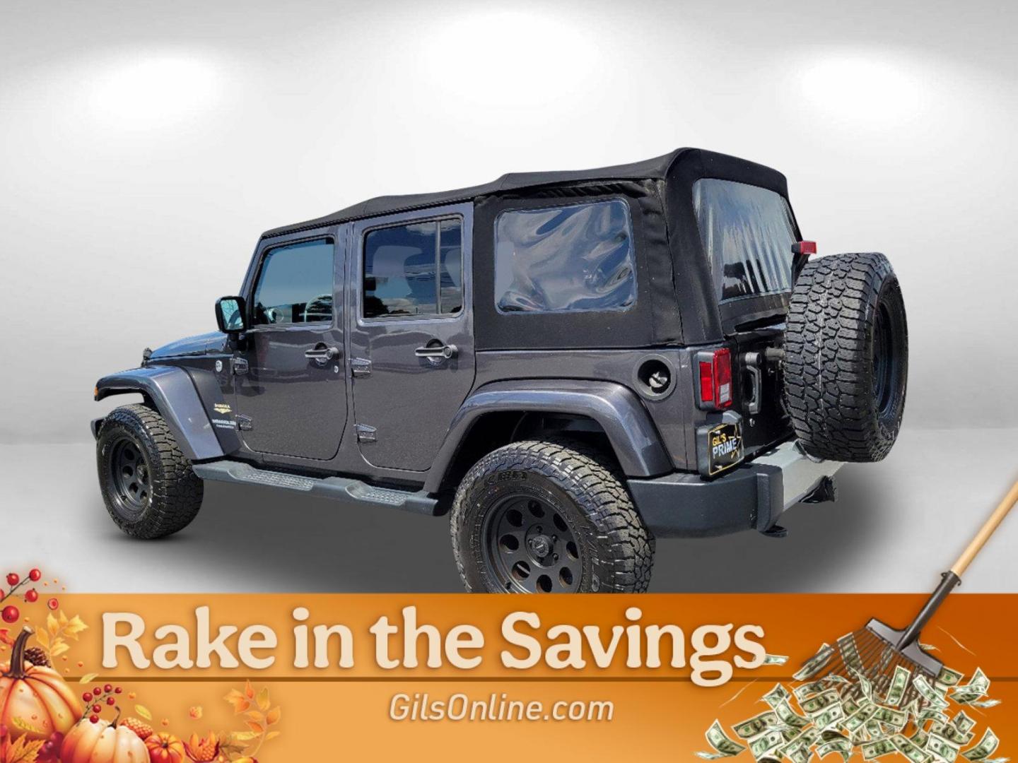 2014 Granite Crystal Metallic Clearcoat /Dark Saddle/Black Jeep Wrangler Unlimited Sahara (1C4HJWEG3EL) with an Regular Unleaded V-6 3.6 L/220 engine, 5-Speed Automatic w/OD transmission, located at 521 Old Farm Lane Rd, Prattville, AL, 36066, (334) 325-1505, 32.482460, -86.416367 - 2014 Jeep Wrangler Unlimited Sahara - Photo#12