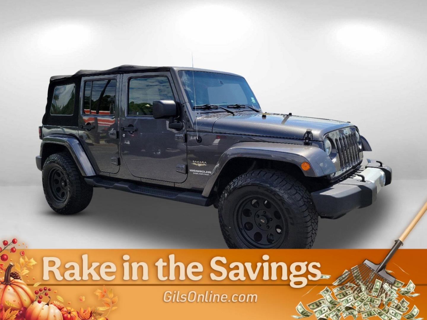 2014 Granite Crystal Metallic Clearcoat /Dark Saddle/Black Jeep Wrangler Unlimited Sahara (1C4HJWEG3EL) with an Regular Unleaded V-6 3.6 L/220 engine, 5-Speed Automatic w/OD transmission, located at 521 Old Farm Lane Rd, Prattville, AL, 36066, (334) 325-1505, 32.482460, -86.416367 - 2014 Jeep Wrangler Unlimited Sahara - Photo#5