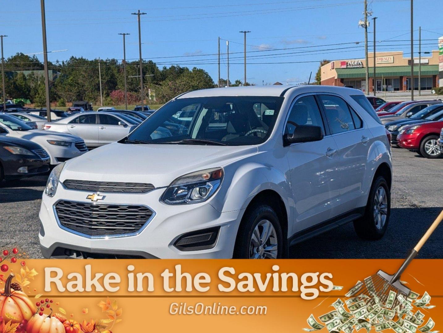 2017 /Jet Black Chevrolet Equinox LS (2GNALBEKXH1) with an Gas I4 2.4/145 engine, 6-Speed Automatic transmission, located at 3959 U.S. 80 W, Phenix City, AL, 36870, (334) 297-4885, 32.469296, -85.135185 - 2017 Chevrolet Equinox LS - Photo#0