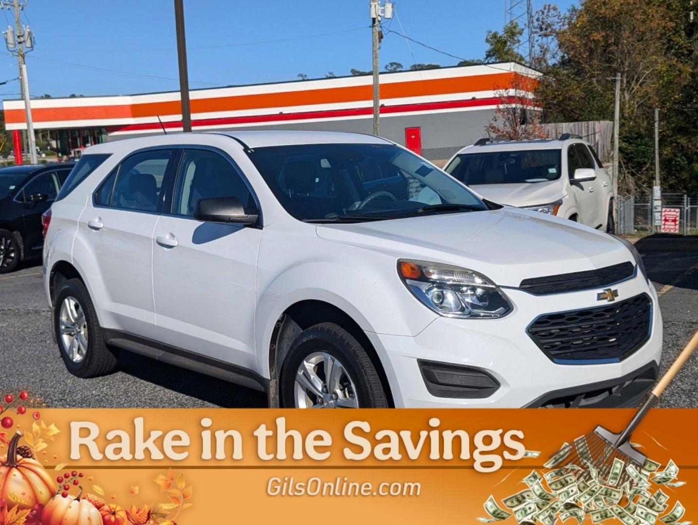 2017 /Jet Black Chevrolet Equinox LS (2GNALBEKXH1) with an Gas I4 2.4/145 engine, 6-Speed Automatic transmission, located at 3959 U.S. 80 W, Phenix City, AL, 36870, (334) 297-4885, 32.469296, -85.135185 - 2017 Chevrolet Equinox LS - Photo#2