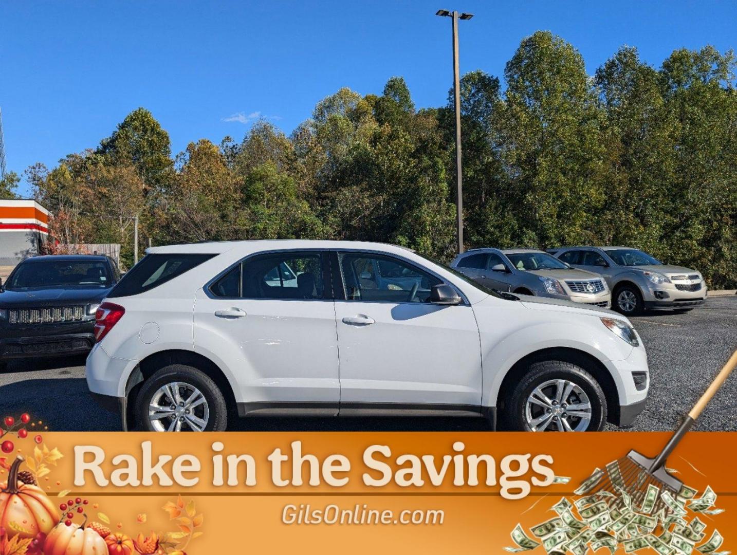 2017 /Jet Black Chevrolet Equinox LS (2GNALBEKXH1) with an Gas I4 2.4/145 engine, 6-Speed Automatic transmission, located at 3959 U.S. 80 W, Phenix City, AL, 36870, (334) 297-4885, 32.469296, -85.135185 - 2017 Chevrolet Equinox LS - Photo#3