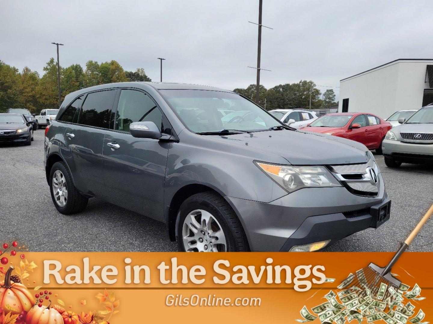 2008 Gray Acura MDX Tech Pkg (2HNYD28348H) with an Gas V6 3.7L/224 engine, 5-Speed Automatic w/OD transmission, located at 3959 U.S. 80 W, Phenix City, AL, 36870, (334) 297-4885, 32.469296, -85.135185 - 2008 Acura MDX Tech Pkg - Photo#7