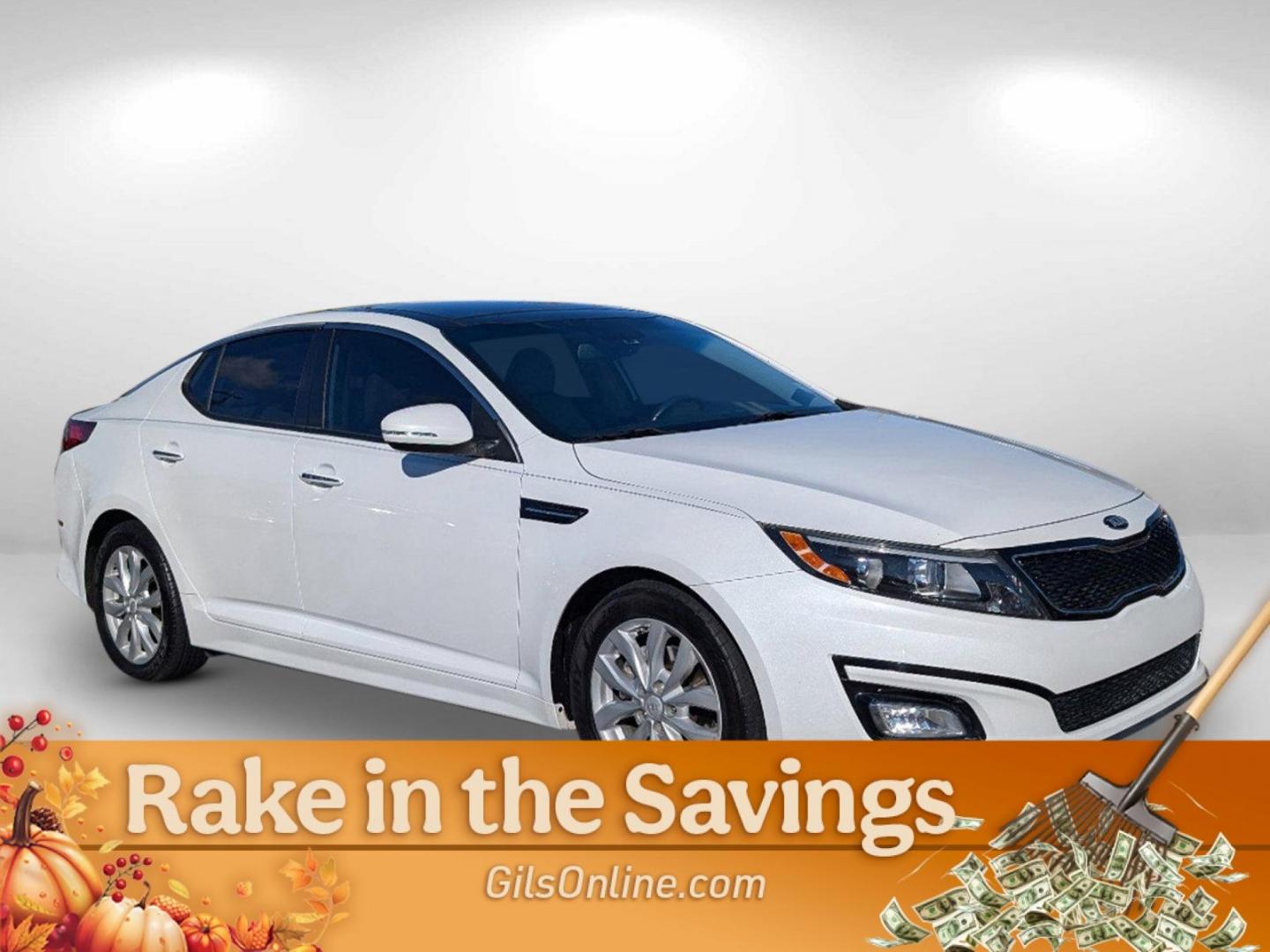 2015 /Gray Kia Optima EX (5XXGN4A70FG) with an Regular Unleaded I-4 2.4 L/144 engine, 6-Speed Automatic w/OD transmission, located at 804 22nd Ave, Phenix City, AL, 36870, (334) 297-1860, 32.484749, -85.024475 - 2015 Kia Optima EX - Photo#2