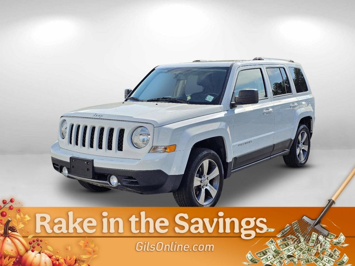 2016 Bright White Clearcoat /Dark Slate Gray Jeep Patriot High Altitude Edition (1C4NJPFA9GD) with an Regular Unleaded I-4 2.0 L/122 engine, 1-Speed CVT w/OD transmission, located at 1430 Gateway Drive, Opelika, AL, 36801, (334) 239-0944, 32.637871, -85.409790 - 2016 Jeep Patriot High Altitude Edition - Photo#0