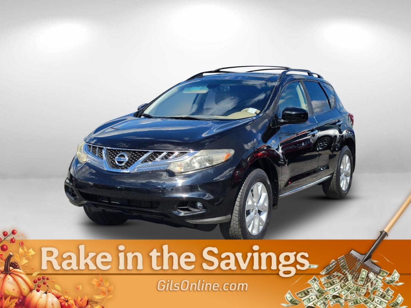 2013 Super Black /Beige Nissan Murano SL (JN8AZ1MU9DW) with an Gas V6 3.5L/ engine, 1-Speed Continuously Variable Ratio transmission, located at 1430 Gateway Drive, Opelika, AL, 36801, (334) 239-0944, 32.637871, -85.409790 - 2013 Nissan Murano SL - Photo#0